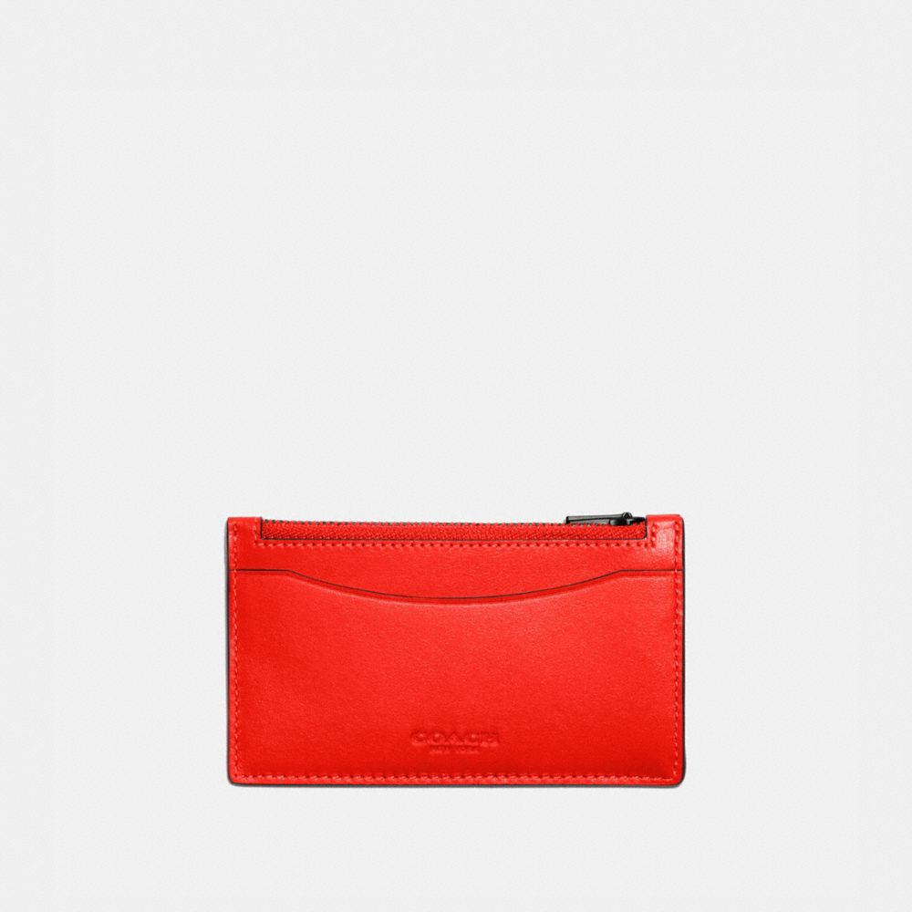 COACH®,Zip Card Case,,Front View