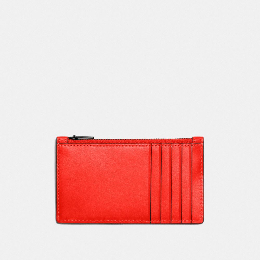 COACH®,Zip Card Case,,Back View