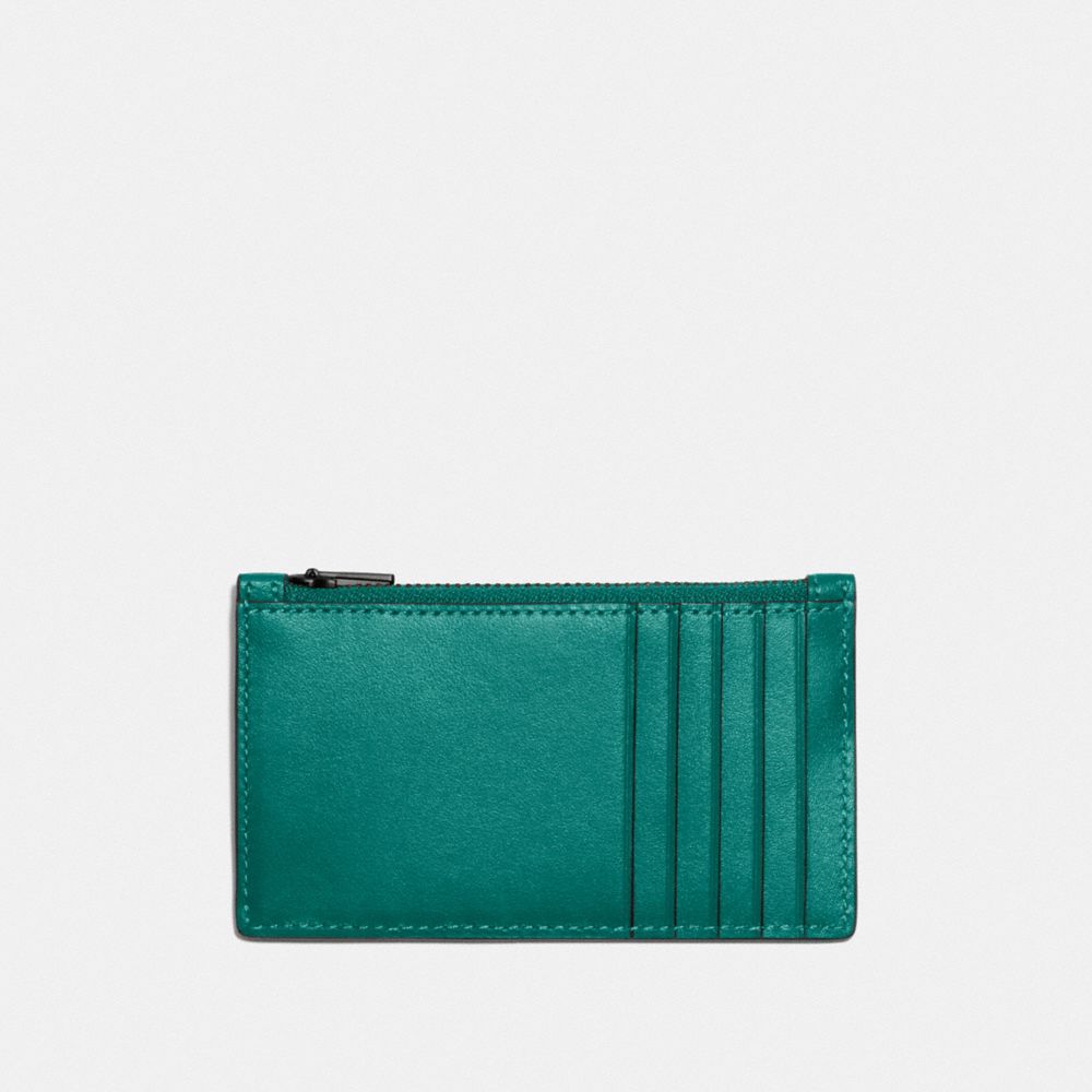COACH®,Zip Card Case,,Back View