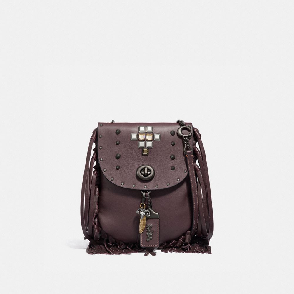 Coach Fringe Tassel Legacy Crossbody Bag