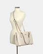 COACH®,AVENUE CARRYALL,Leather,Gold/Chalk Light Saddle,Alternate View