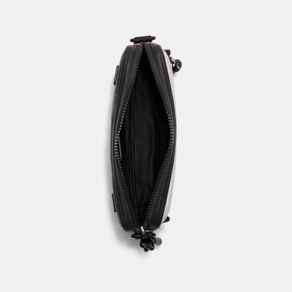 Pacer Slim Pouch In Colorblock Signature Canvas
