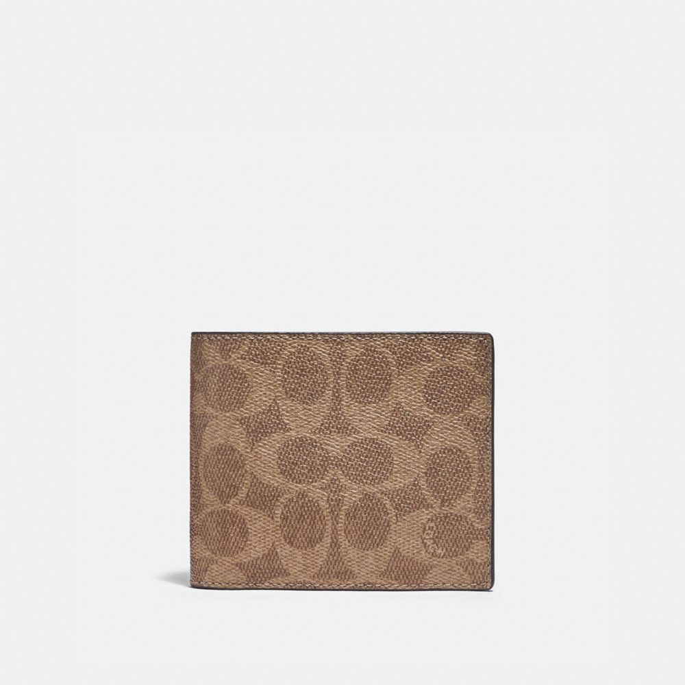 3 In 1 Wallet In Colorblock Signature Canvas | COACH®