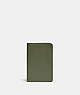 COACH®,CARD WALLET,Sport calf leather,Army Green,Front View
