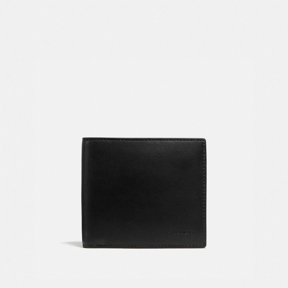 Buy Coach Money Clip Card Case, Black Color Men