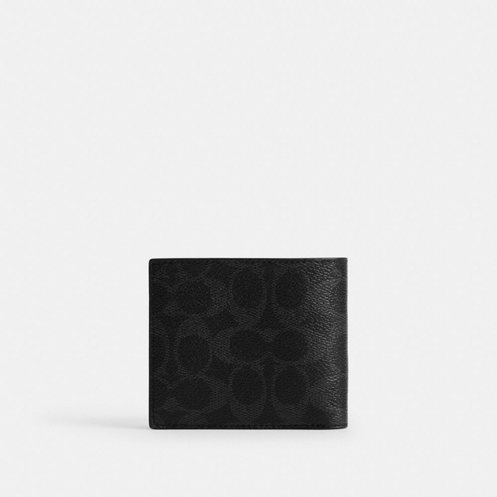 Coach Coin Wallet In Signature Canvas — фото 2