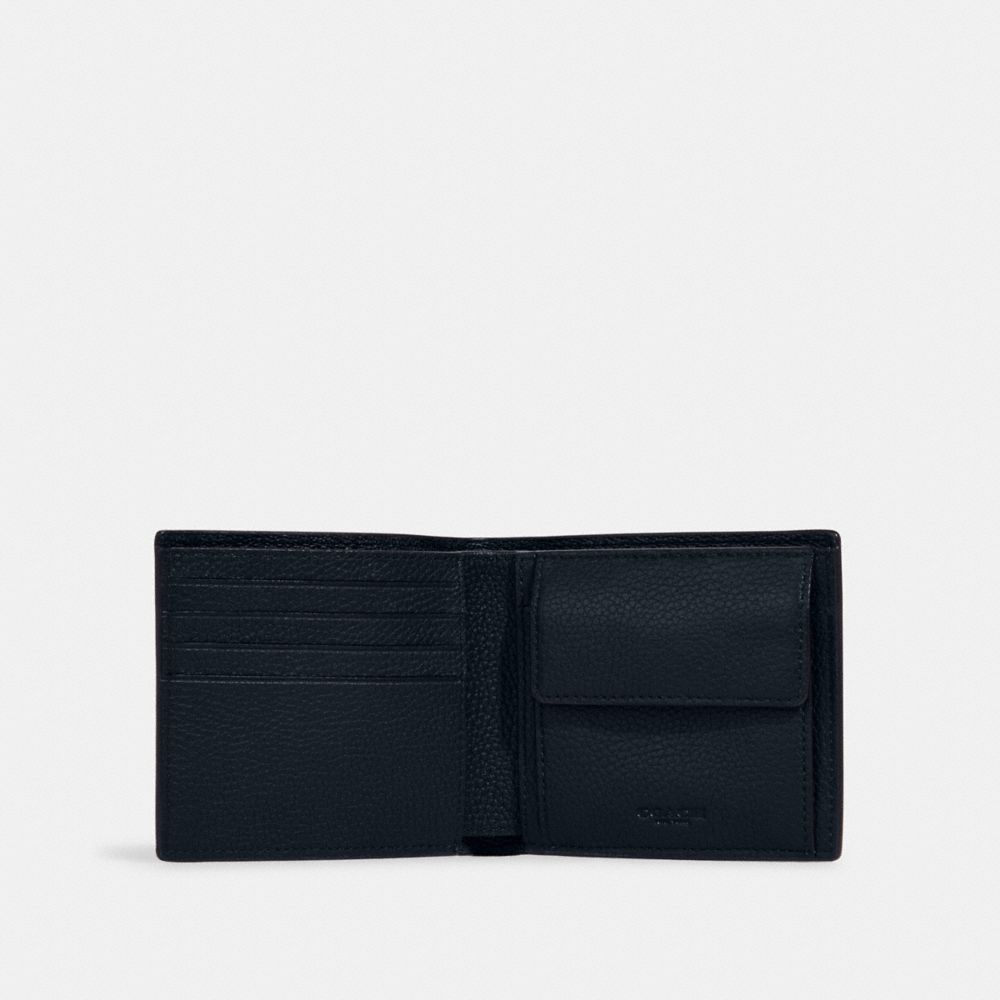 Coin Wallet With Signature Canvas Interior