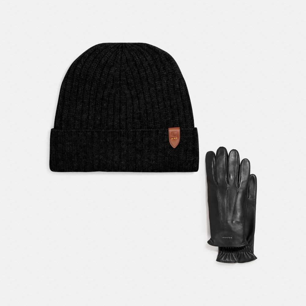 Coach cheap cashmere beanie