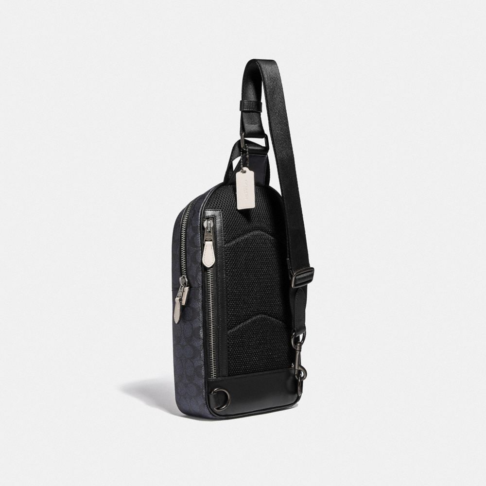 Metropolitan Soft Pack In Colorblock Signature Canvas