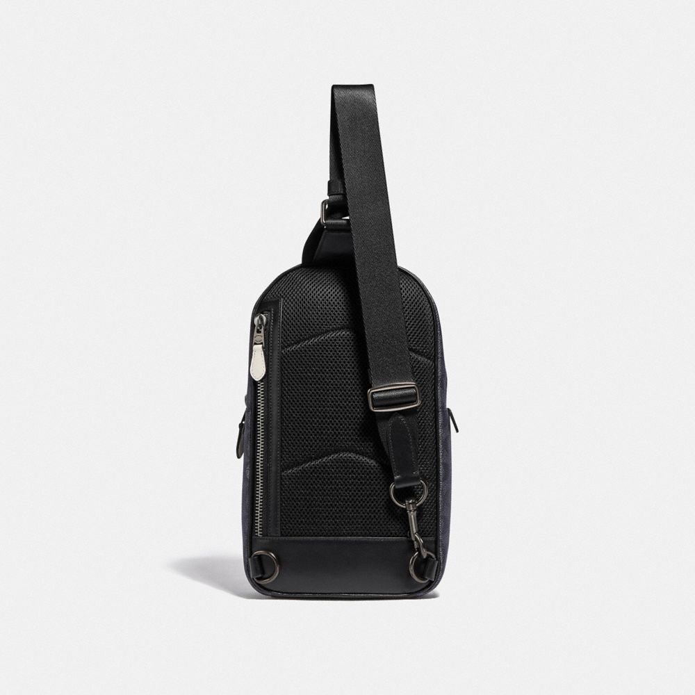 Metropolitan Soft Pack In Colorblock Signature Canvas