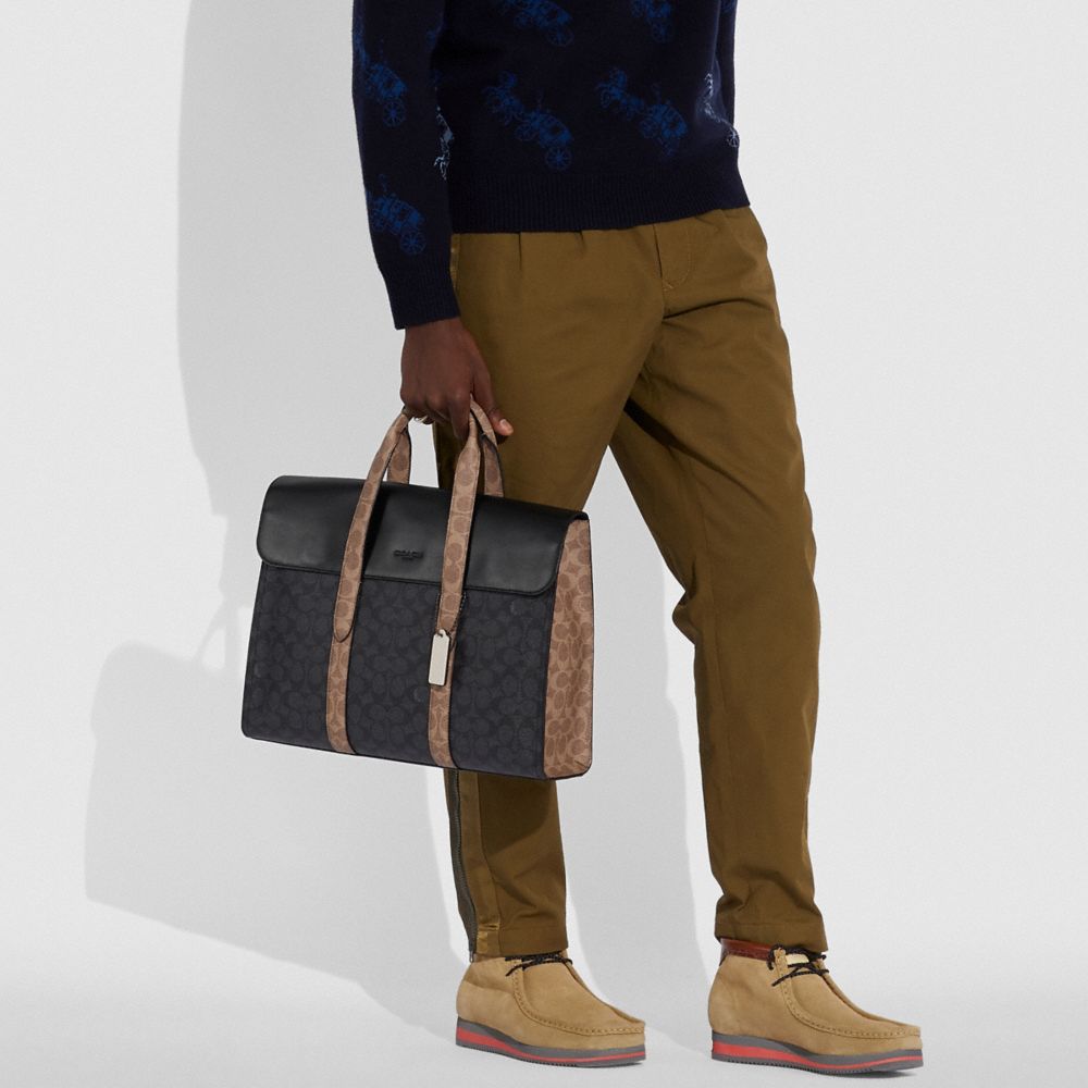 Metropolitan Portfolio In Colorblock Signature Canvas