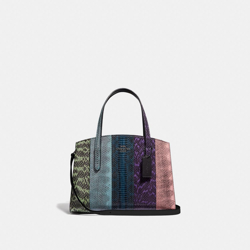 COACH Charlie Carryall 28 In Ombre Snakeskin