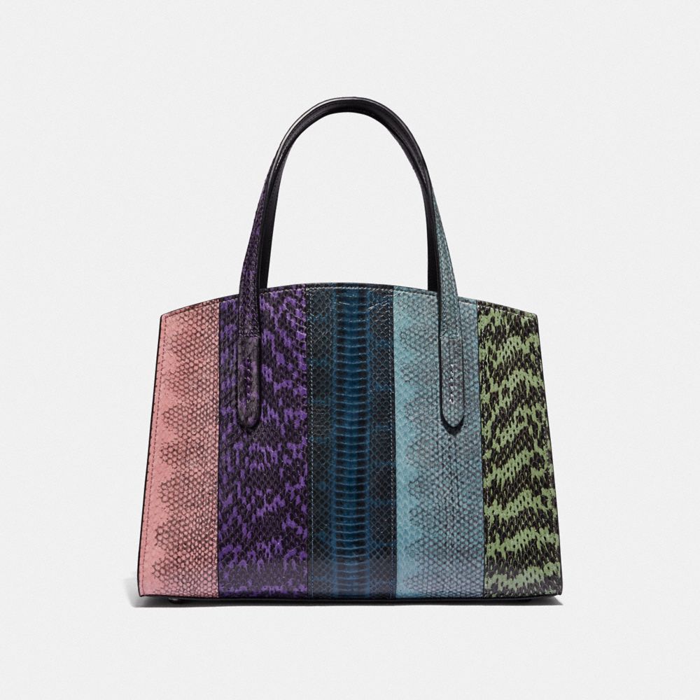 Coach charlie carryall snakeskin sale