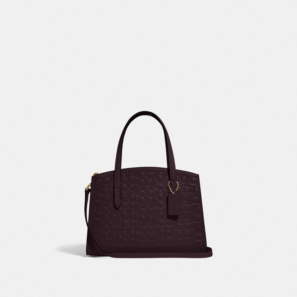 COACH®,Charlie Carryall 28 In Signature Leather,,Front View