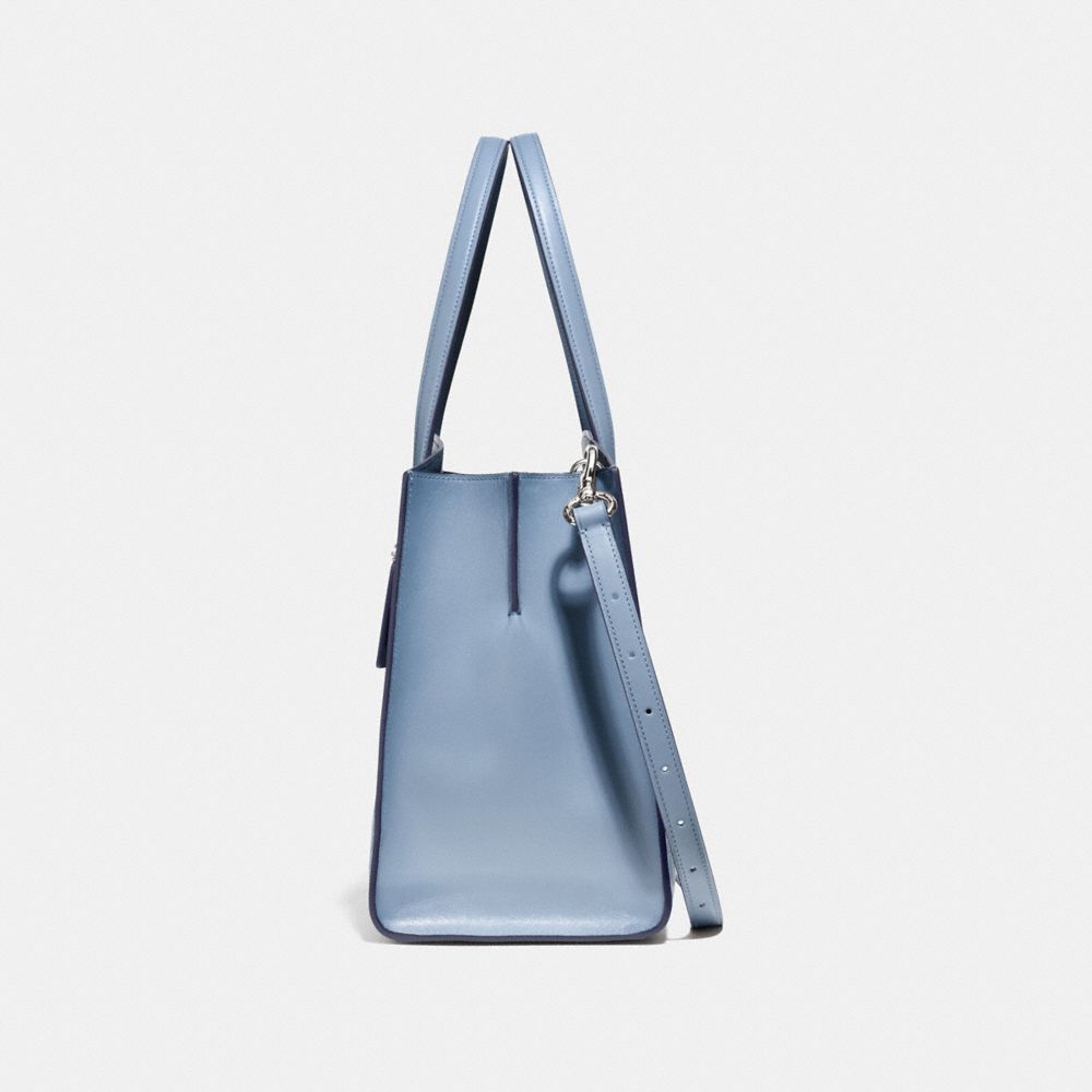 COACH®,Charlie Carryall In Signature Leather,,Angle View