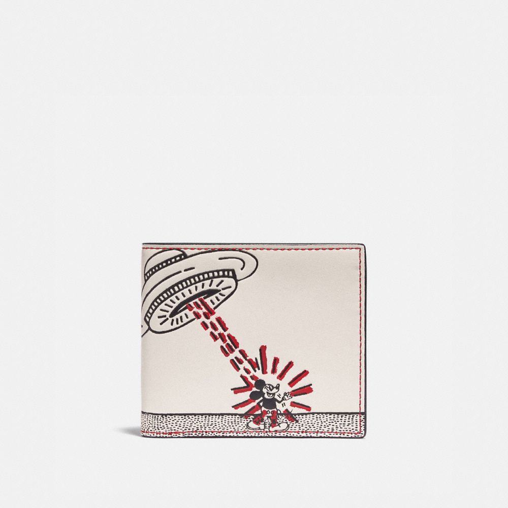 Disney Mickey Mouse X Keith Haring Double Billfold Wallet