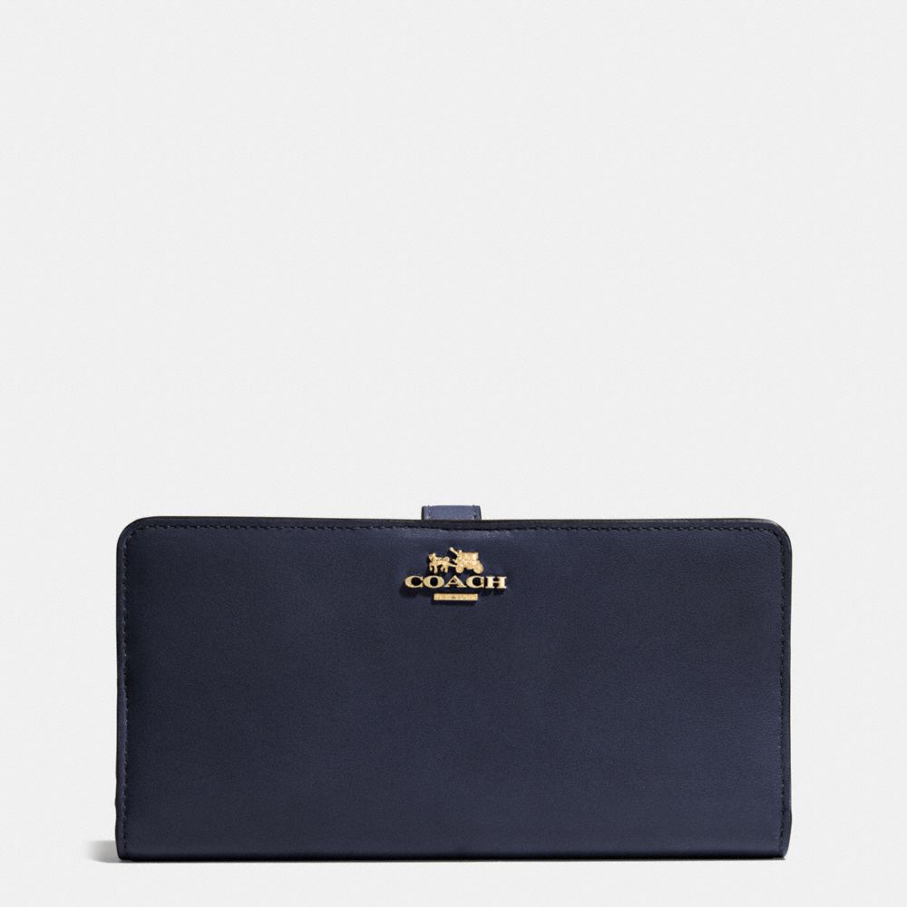 COACH®,Skinny Wallet,,Front View
