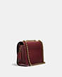 COACH®,MADISON SHOULDER BAG,Smooth Leather,Medium,Brass/Wine,Angle View