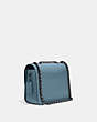 COACH®,MADISON SHOULDER BAG,Smooth Leather,Medium,Pewter/Azure,Angle View