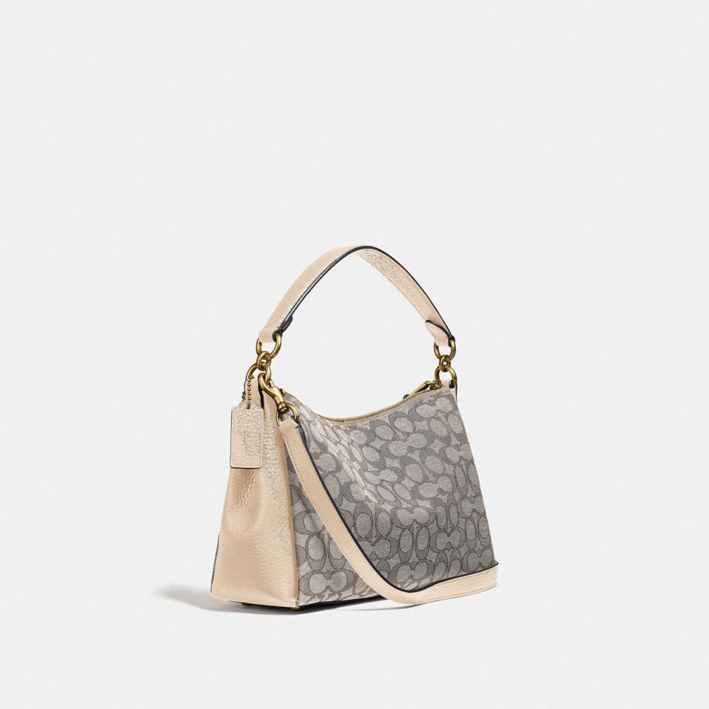 COACH®,Shay Crossbody In Signature Jacquard,,Angle View