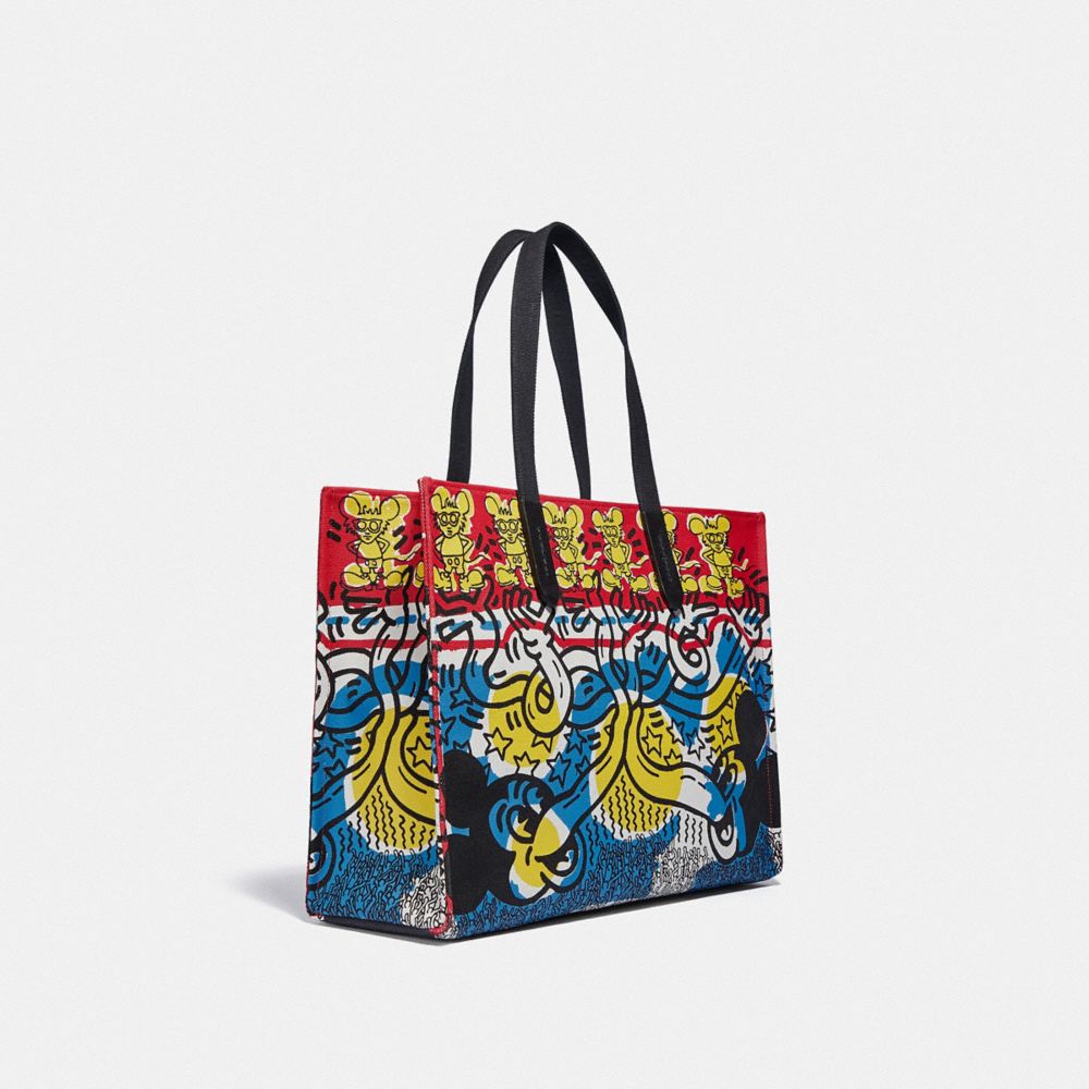 美しい Coach Disney x Keith Haring コラボバッグ ショルダーバッグ 