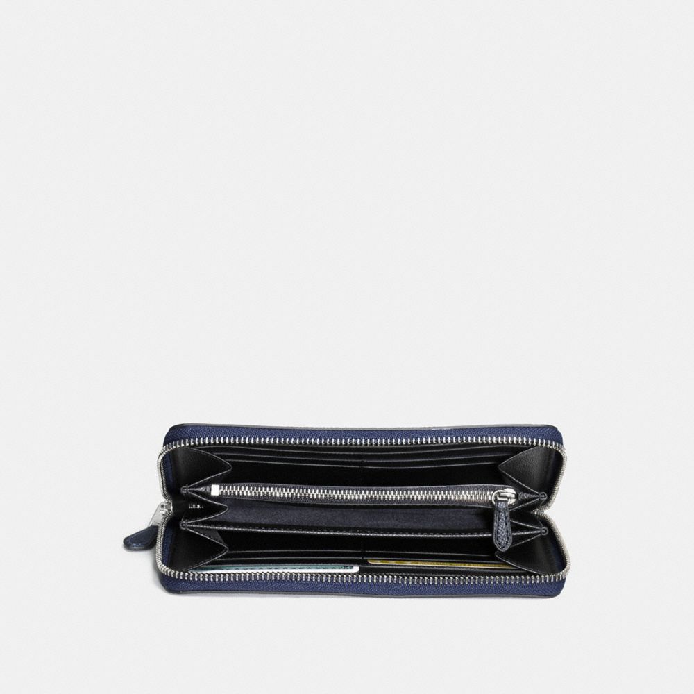 COACH®,Accordion Zip Wallet,,Inside View,Top View