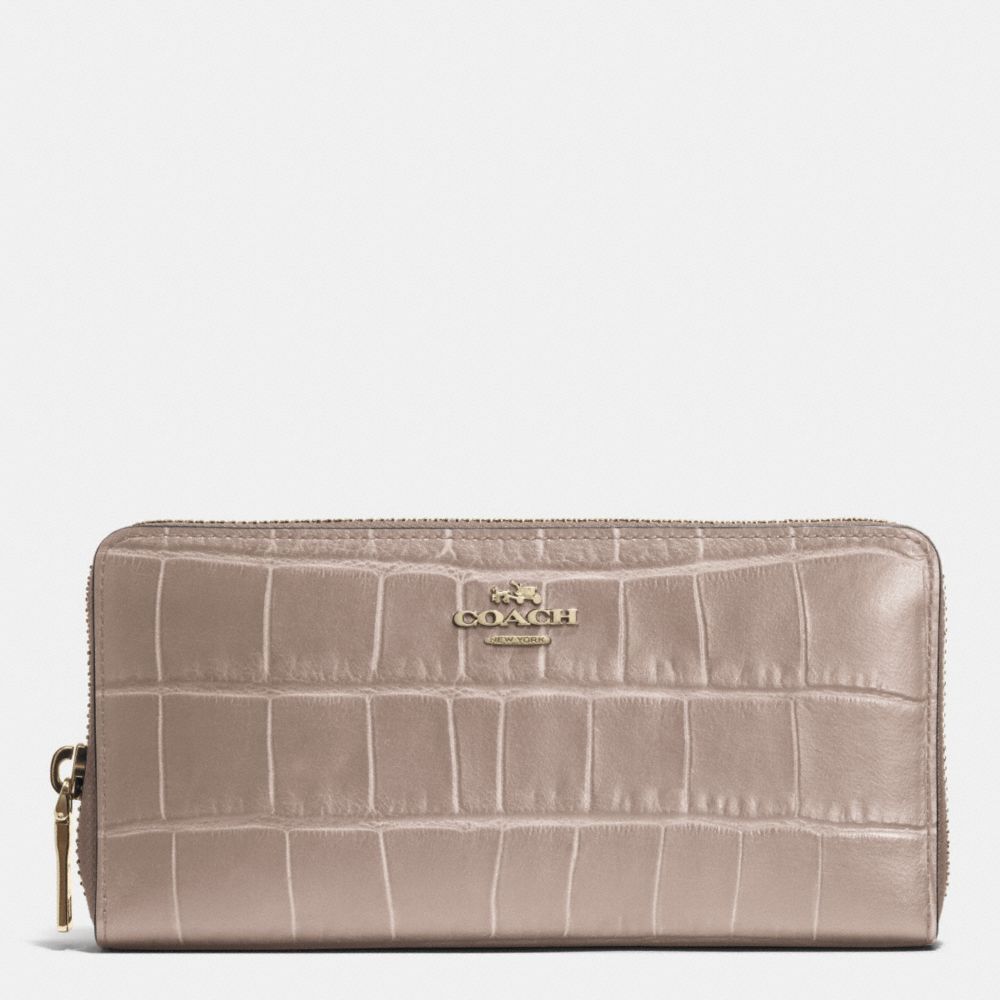 Coach accordion best sale zip wallet sale