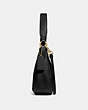 COACH®,SUTTON CROSSBODY,Leather,Gold/Black,Angle View