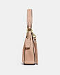 COACH®,SUTTON CROSSBODY,Leather,Gold/Beechwood,Angle View