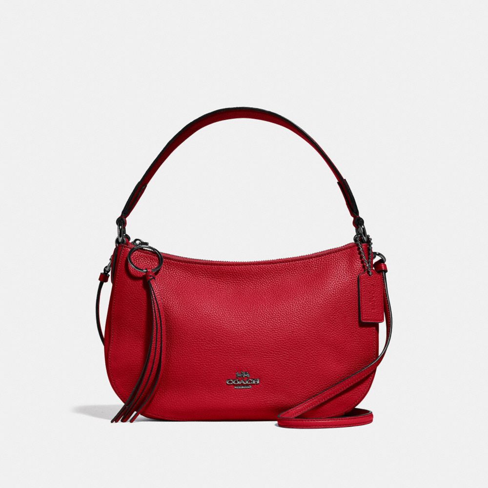 Sutton crossbody in polished pebble leather new arrivals