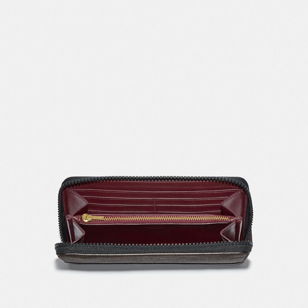 COACH®,アコーディオン ジップ ウォレット ウィズ ホース アンド キャリッジ プリント,長財布,