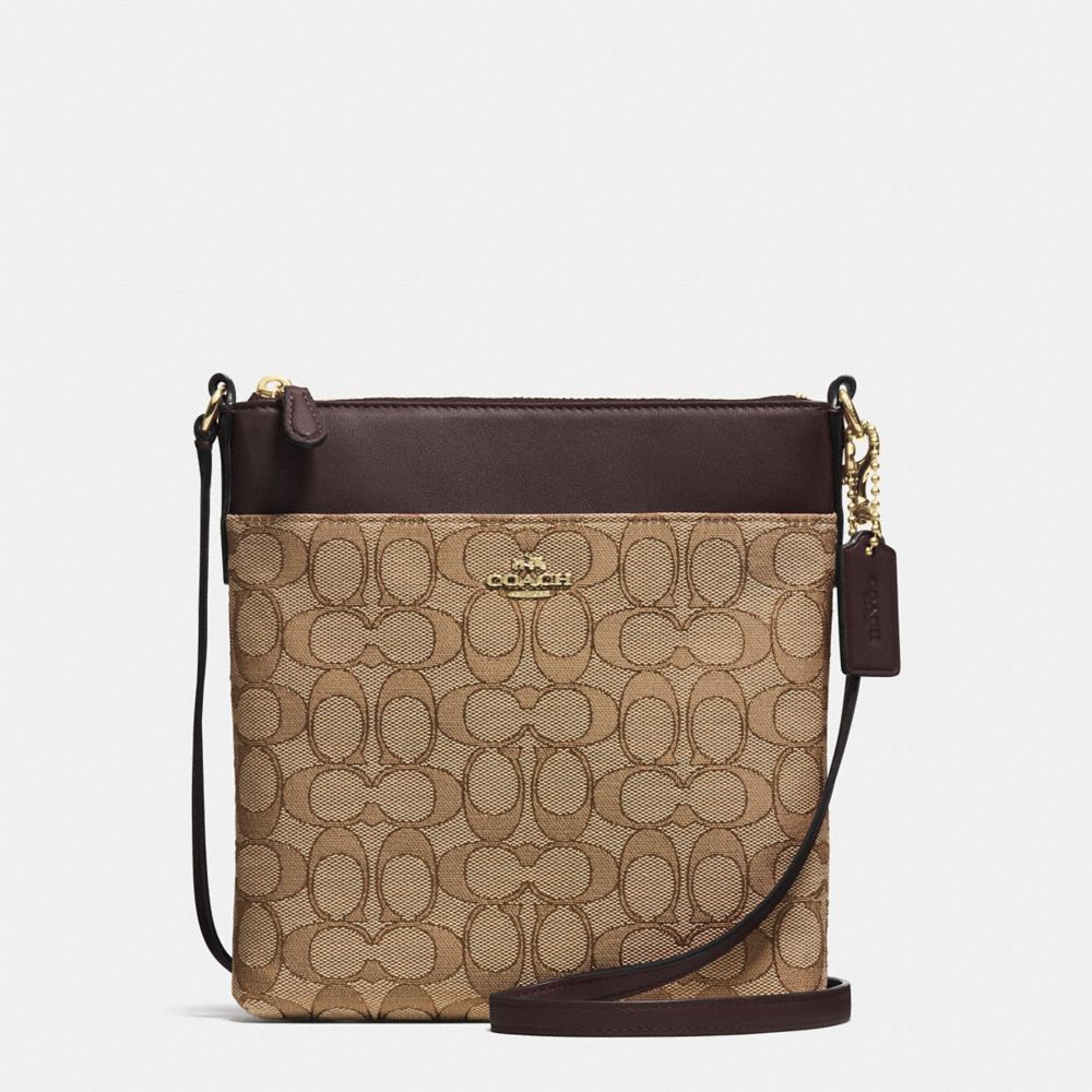 COACH Messenger Crossbody In Signature Jacquard - Macy's