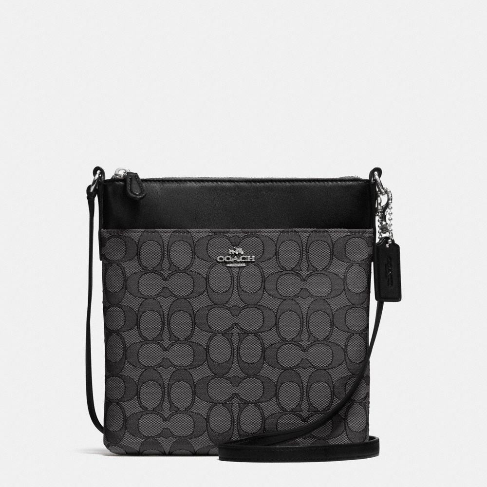 COACH®,Logo,Argent/Fumée Noire,Front View