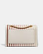 COACH®,PARKER WITH OMBRE QUILTING,Leather,Medium,Brass/Chalk Multi,Back View