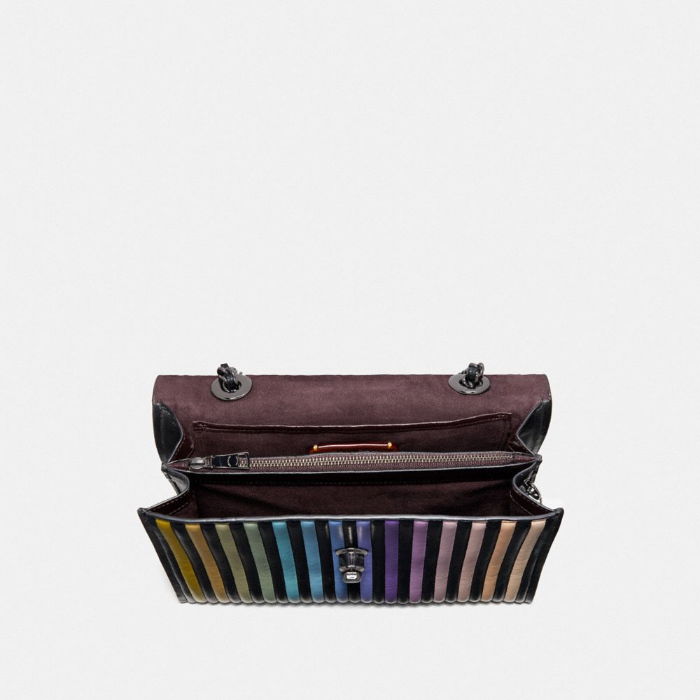 Rainbow ombre coach online purse