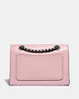 COACH®,PARKER WITH ALLOVER TEA ROSE STONES,Leather,Medium,Pewter/Blossom,Back View