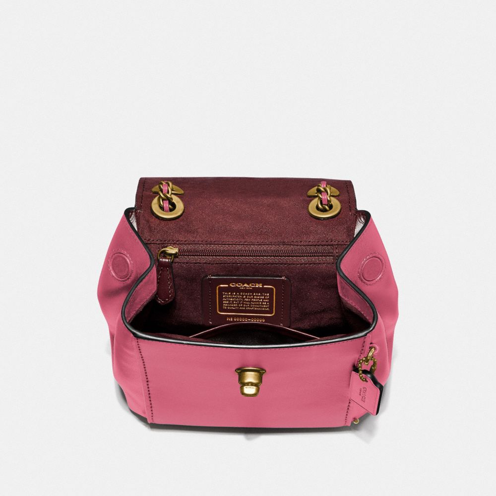 Coach Parker Convertible Backpack 16 With Tea Rose Stones