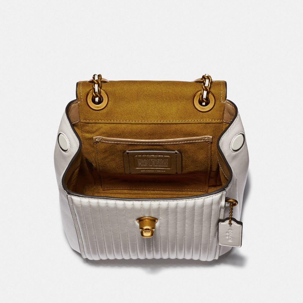 COACH®,Parker Convertible Backpack 16 With Quilting,,Inside View,Top View
