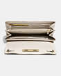 COACH®,COACH SWAGGER WALLET,Leather,Chalk/Light Gold,Inside View,Top View
