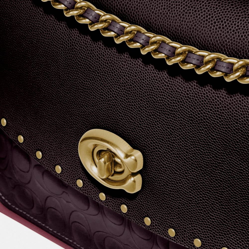 COACH Outlet Parker In Signature Leather With Rivets