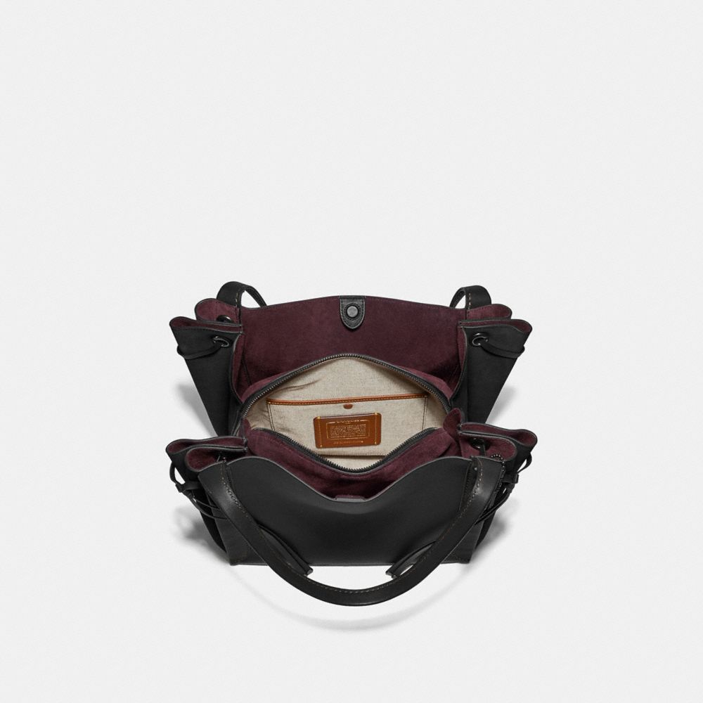 Coach harmony hobo oxblood sale