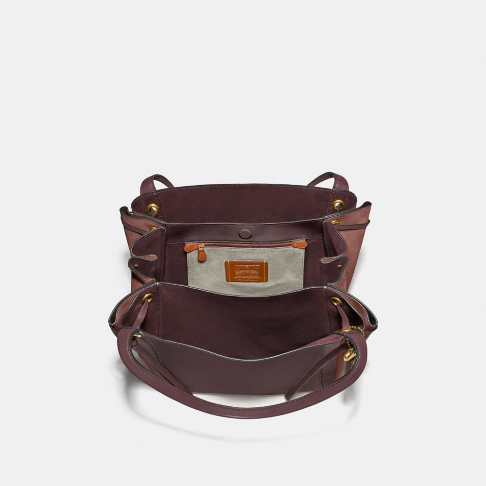 COACH®,Harmony Hobo 33 In Colorblock,,Inside View,Top View