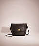 COACH®,VINTAGE QUINCEY BAG,Smooth Leather,Brass/Black,Front View