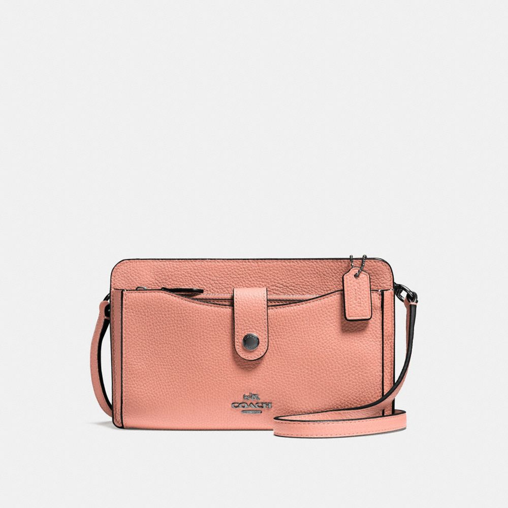 Coach pebble pop hot sale up crossbody wallet