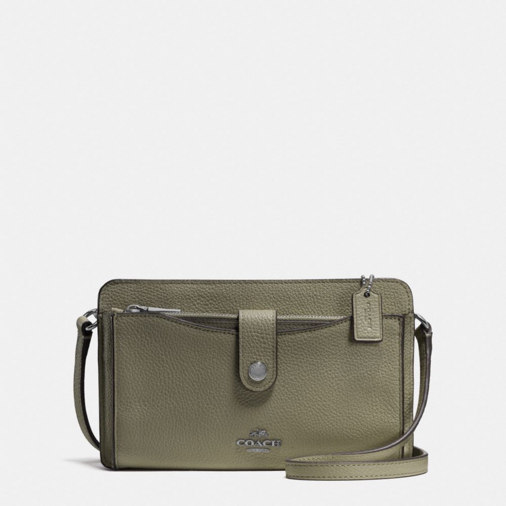 COACH®,Cuir,Bronze Industriel/Surplus,Front View
