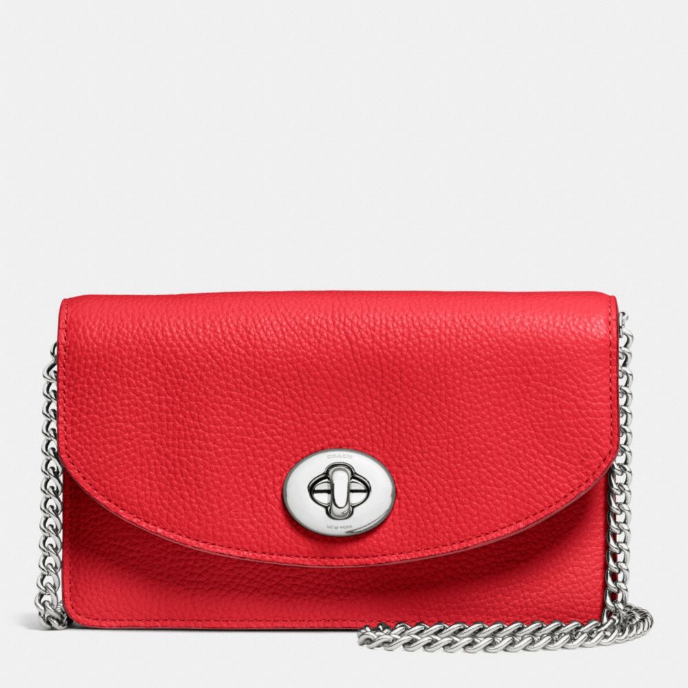 Coach clutch sale wallet with chain