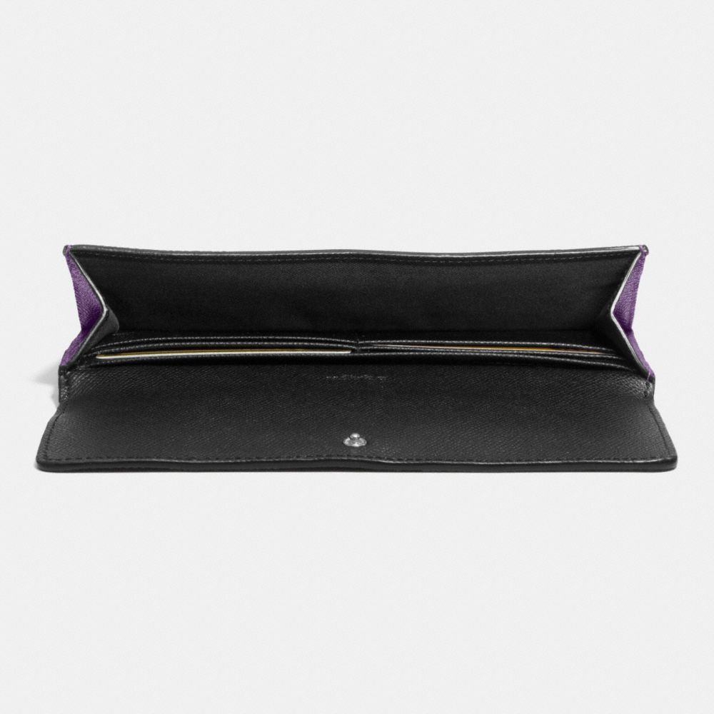 Soft Wallet In Crossgrain Leather