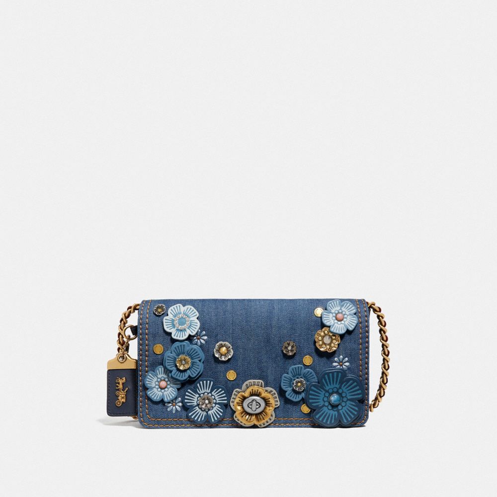 Dinky tea rose on sale coach