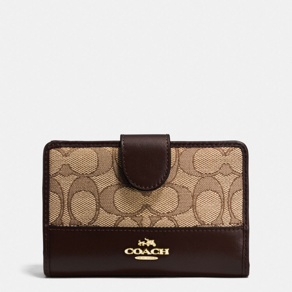 Coach wallet signature canvas new arrivals