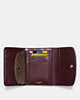Medium Double Flap Wallet In Colorblock
